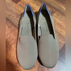 Rothy's The Loafer women's slip-on shoes in a mocha brown Size 8